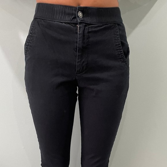 Hollister ankle length black pants size xs - Picture 1 of 3